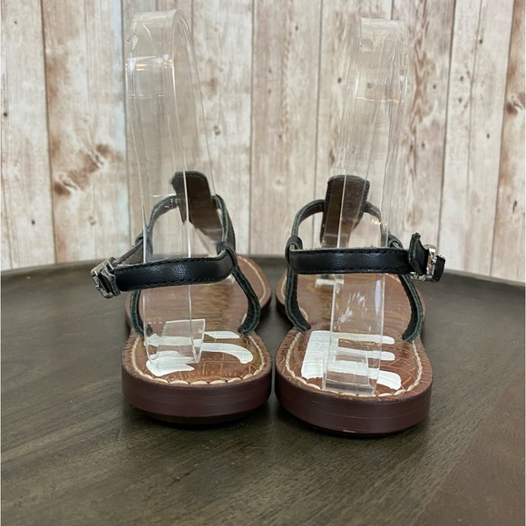 Sam Edelman Black Gigi Logo Thong‎ Sandal Size 6.5 Women - Picture 6 of 11